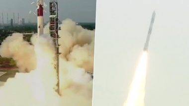 PSLV-C51/Amazonia-1 Mission: నిప్పులు చిమ్ముకుంటూ నింగిలోకి, 19 ఉపగ్రహాలను నిర్దేశిత కక్ష్యల్లో ప్రవేశపెట్టిన పీఎస్‌ఎల్‌వీ సీ51 రాకెట్‌, ఒక శాటిలైట్‌లో తొలిసారిగా అంతరిక్షంలోకి మోదీ ఫొటో, భగవద్గీత