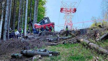 Cable Car Crash: ఘోర ప్రమాదం..పై నుంచి తెగిపడిన కేబుల్‌ కారు, 13 మంది దుర్మరణం, ఇటలీలోని మాగియోర్‌ సరస్సు అందాల వీక్షణలో విషాదం, విషమంగా మరికొందరి పరిస్థితి