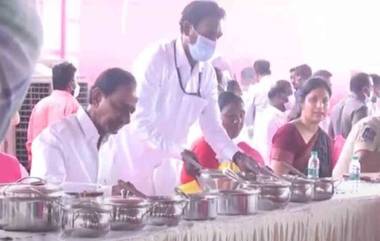 CM KCR Vasalamarri Tour: నా దత్తత గ్రామం ఈ ఏడాదిలో బంగారు వాసాలమర్రి కావాలి, అందుకోసం మరో 20 సార్లు ఇక్కడకు వస్తా, వాసాలమర్రిలో పోలీసు కేసులు ఉండకూడదన్న కేసీఆర్, గ్రామస్తులందరితో సహపంక్తి భోజనం చేసిన తెలంగాణ ముఖ్యమంత్రి