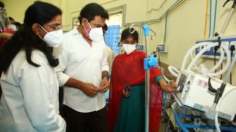 Second Wave in Telangana: లాక్డౌన్ ముగిసే నాటికి తెలంగాణలో సెకండ్ వేవ్ అదుపులోకి వస్తుందన్న మంత్రి కేటీఆర్; రాష్ట్రంలో కొత్తగా 2,175 పాజిటివ్ కేసులు నమోదు Second Wave in Telangana: లాక్డౌన్ ముగిసే నాటికి తెలంగాణలో సెకండ్ వేవ్ అదుపులోకి వస్తుందన్న మంత్రి కేటీఆర్; రాష్ట్రంలో కొత్తగా 2,175 పాజిటివ్ కేసులు నమోదు