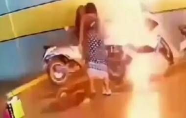 Flaming Revenge: నన్నే వదిలేస్తావా..కోపంతో రూ. 23 లక్షల భాయ్‌ఫ్రెండ్ బైకును పెట్రోలు పోసి తగలబెట్టిన ప్రియురాలు, థాయ్‌లాండ్‌‌లో ఘటన, సోషల్ మీడియాలో వైరల్ అవుతున్న సీసీటీవీ పుటేజ్ వీడియో