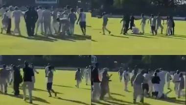 Fight Breaks Out in Charity Match: బ్యాట్లతో తలలు పగలకొట్టుకున్న క్రికెట్ ఆటగాళ్లు, పాకిస్తాన్‌లోని పేదల వైద్యం కోసం లండన్‌లో నిర్వహించిన ఛారిటీ మ్యాచ్‌లో విషాద ఘటన, ఇద్దరు ఆటగాళ్లకు తీవ్రగాయాలు