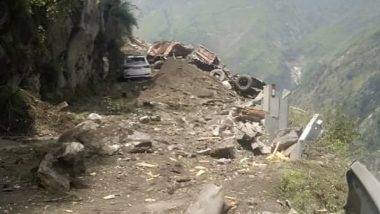 Kinnaur Landslide: ప్రకృతి విలయం, హిమాచల్‌ప్రదేశ్‌లో విరిగిపడిన కొండచరియలు, ఒకరు మృతి...శిధిలాల కింద 40 మంది, కొనసాగుతున్న సహాయక చర్యలు, రెస్క్యూ ఆప‌రేష‌న్‌లో జవాన్లు, ఆర్మీ, ఎన్డీఆర్‌ఎఫ్‌ సిబ్బంది, ఐటీబీపీ బెటాలియ‌న్లు