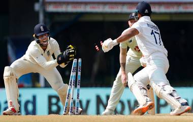 IND vs ENG 3rd Test: మూడో టెస్టులో తొలిరోజుకే కుప్పకూలిన టీమిండియా, 78 పరుగులకే ఆలౌట్; ప్రారంభమైన ఇంగ్లండ్ తొలి ఇన్నింగ్స్, మ్యాచ్ లైవ్ అప్‌డేట్స్ వివరాల కోసం ఇక్కడ చూడండి