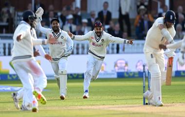 India Win Lord’s Test: లార్డ్స్ టెస్టులో అద్భుతం చేసిన భారత్, 151 పరుగుల తేడాతో ఇంగ్లండ్‌పై ఘన విజయం, ఐదు టెస్ట్ మ్యాచ్‌ల సిరీస్‌లో 1-0తో టీమిండియా ముందంజ