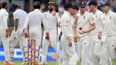 India vs England Test Series 2021 Schedule: ఆగస్టు 4 నుంచి టీమిండియా -ఇంగ్లండ్‌ టెస్టు సిరీస్‌, కప్ సాధించేందుకు కసరత్తు చేస్తున్న కోహ్లి సేన, జో రూట్‌ బృందం, సీరిస్ పూర్తి షెడ్యూల్ ఇదే..