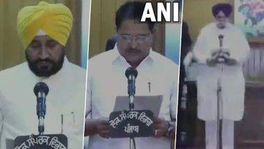 Charanjit Singh Channi Sworn-In: పంజాబ్ 16వ ముఖ్యమంత్రిగా చరణ్‌జిత్ సింగ్ చన్నీ ప్రమాణ స్వీకారం, ఉప ముఖ్యమంత్రులుగా సుఖ్ జిందర్ సింగ్ రంధ్వా, ఓపీ సోనీలు ప్రమాణ స్వీకారం