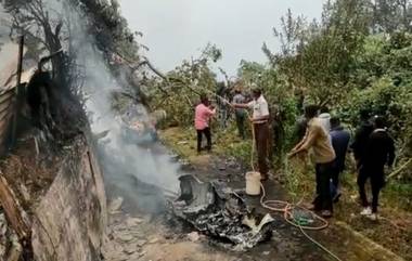 IAF Helicopter Crash: హెలికాఫ్ట‌ర్ ప్ర‌మాదంలో న‌లుగురు మృతి, హెలికాఫ్ట‌ర్‌లో మొత్తం 14 మంది ప్ర‌యాణిస్తున్నట్లు తెలిపిన అధికారులు, ఇంకా కానరాని బిపిన్ రావత్, ఆయన సతీమణి జాడ