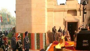 Amar Jawan Jyoti Flame: అమర్ జవాన్ జ్యోతి ఆర్పివేతపై స్పష్టతనిచ్చిన కేంద్రం, కొంత భాగాన్ని జాతీయ యుద్ధ స్మారకం వద్ద ఉండే జ్యోతిలో విలీనం చేస్తామని వెల్లడి