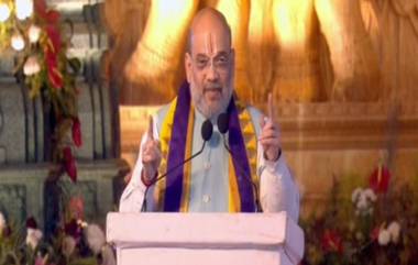 GVL Fail to Translate Amit Shah's Speech: వీడియో ఇదిగో, అమిత్ షా స్పీచ్ అనువాదం చేయలేక తడబడిన జీవీఎల్, అసహనం వ్యక్తం చేసిన హోం మంత్రి