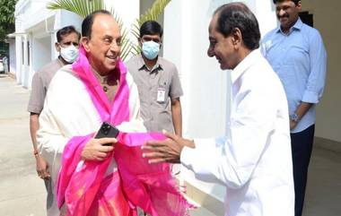 CM KCR Delhi Tour: బీజేపీ ఎంపీ సుబ్రహ్మణ్య స్వామి, బీకేయూ నేత రాకేష్ టికాయత్‌తో సీఎం కేసీఆర్ భేటీ, తాజా రాజకీయ పరిస్థితులపై చర్చలు