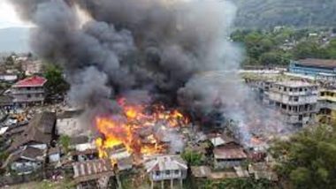 Arunachal Pradesh Fire: అరుణాచ‌ల్ ప్ర‌దేశ్‌లో భారీ అగ్ని ప్రమాదం, 30కి పైగా ఇండ్లు, దుకాణాలు ద‌గ్ధ‌ం, 4 గంట‌ల పాటు శ్ర‌మించి మంట‌ల‌ను అదుపులోకి తీసుకువచ్చిన అగ్నిమాప‌క సిబ్బంది