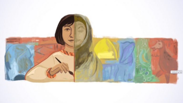 Naziha Salim Google Doodle: నజీహా సలీం గూగుల్ డూడుల్, గ్రామీణ ప్రాంత వాతావరణాన్ని తట్టి లేపే విధంగా ఆమె పెయింటింగ్స్, డూడుల్ ద్వారా నివాళి అర్పించిన గూగుల్