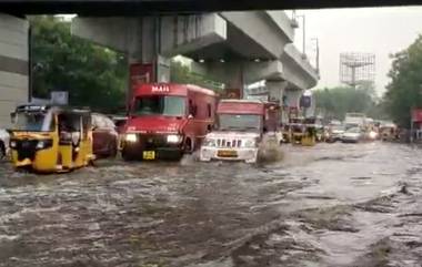 Hyderabad Rains: ఇంటికి వెళ్లేవారు జాగ్రత్త, హైదరాబాద్‌లో పలుచోట్ల భారీ వర్షం, క్కసారిగా కురిసిన వర్షంతో వాహనదారులు తీవ్ర ఇబ్బందులు