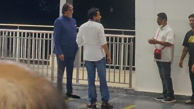 Amitabh Bachchan: రాయదుర్గం మెట్రో స్టేషన్ వద్ద తళుక్కుమన్న అమితాబ్ బచ్చన్, తమ ఫోన్లలో దృశ్యాలను బంధించిన ప్రయాణికులు