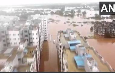 Gujarat Floods: నీటిలో మునిగిపోయిన గుజరాత్ రాష్ట్రాన్ని చూశారా..భారీ వర్షాల దెబ్బకు నవ్‌సారిలోని పలు ప్రాంతాలు జలమయం