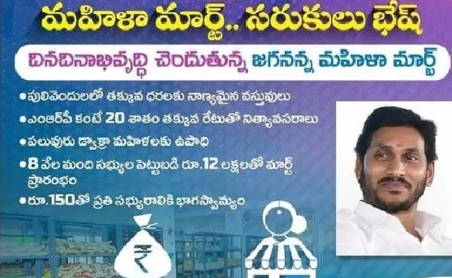 Jagananna Mahila Mart: కేవలం రూ.10 ల‌క్ష‌ల పెట్టుబ‌డితో కోటి టర్నోవర్ సాధించిన జ‌గ‌న‌న్న మ‌హిళా మార్ట్, వీడియోను షేర్ చేసిన ఏపీ డిజిట‌ల్ కార్పొరేష‌న్