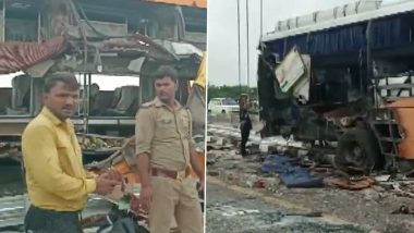 Purvanchal Expressway Accident: పొద్దు పొద్దున్నే ఘెర రోడ్డు ప్రమాదం, పూర్వాంచల్ ఎక్స్‌ప్రెస్‌వేపై ఢీకొన్న రెండు బస్సులు, 8 మంది మృతి, సీఎం యోగీ సంతాపం