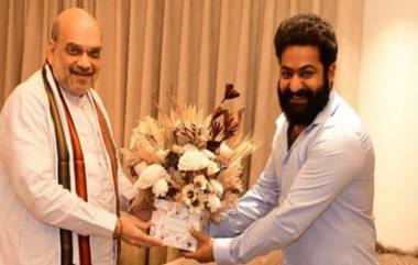 Jr NTR Meet Amit Shah: జూనియర్ ఎన్టీఆర్ తో అమిత్ షా డిన్నర్, నోవాటెల్ కు వచ్చి అమిత్ షాతో కలిసి భోజనం చేసిన తారక్, రాజకీయ భేటీ కాదని ప్రకటించిన బీజేపీ..