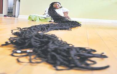 World's Longest Locks Grows Hair to 110 Feet: కటౌట్ చూసి కొన్ని కొన్ని నమ్మెయ్యాలు డ్యూడ్.. ఇది నిజంగానే 110 అడుగుల జుట్టు