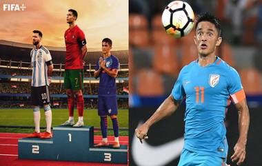 Sunil Chhetri:  సునీల్ ఛెత్రీకి ఫిఫా తరపున అరుదైన గౌరవం, రొనాల్డో, మెస్సీ వంటి దిగ్గజాల సరసన నిలిచిన భారత ఫుట్ బాల్ ఆటగాడు సునీల్ ఛెత్రి