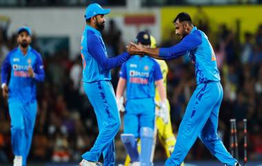 India vs Australia, 2nd T20I: రెండో టీ-20లో దుమ్మురేపిన టీమిండియా, రోహిత్‌ కెప్టెన్ ఇన్నింగ్స్‌ తో భారత్‌కు విక్టరీ, నాలుగు బాల్స్ ఉండగానే ఇండియా గెలుపు, ఆసిస్‌తో సిరీస్‌ సమం