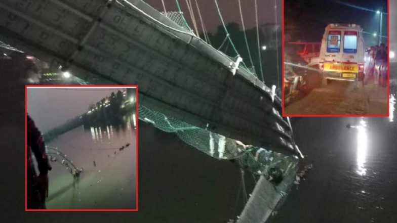 Morbi bridge collapse Update: మృత్యు వంతెన... గుజరాత్‌లోని మోర్బీ వంతెన కూలిన ప్రమాదంలో 132కు చేరిన మృతుల సంఖ్య..  కొనసాగుతున్న సహాయ చర్యలు