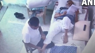 Satyendar Jain Video: జైలులో మసాజ్ చేయించుకుంటున్న ఢిల్లీ మంత్రి సత్యేందర్ జైన్, సీసీ టీవీ పుటేజి వైరల్