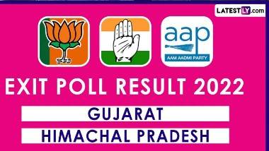 Exit Poll Results 2022: గుజరాత్ సీఎం కుర్చీ మళ్లీ బీజేపీదే అంటున్న సర్వేలు, రెండవ స్థానంలో కాంగ్రెస్, ఆమ్ ఆద్మీ ప్రభావం అంతగా ఉండదంటున్న ఎగ్జిట్ పోల్స్