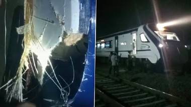 Vande Bharat Accident Again: వందే భారత్ ఎక్స్ ప్రెస్ కు మరో ప్రమాదం.. పశువులు అడ్డురావడంతో దెబ్బతిన్న ముందరి భాగం.. 12 నిముషాలు రైలు నిలిపివేత.. 2 నెలల్లో నాలుగో ప్రమాదమిది..