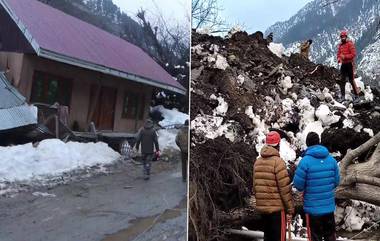 Jammu &amp; Kashmir Landslides: జమ్మూకశ్మీరులో మరోసారి విరిగిపడిన కొండ చరియలు, రోడ్లన్నీ బ్లాక్ చేసిన అధికారులు, పలు ప్రాంతాల్లో ఇండ్లు ధ్వంసం