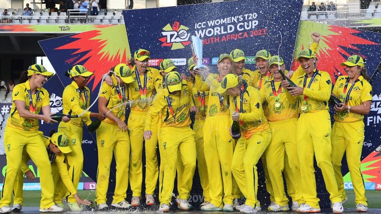 Women T20 World Cup Final: ఆరోసారి మహిళల టీ20 ప్రపంచకప్ ట్రోఫీని సొంతం చేసుకున్న ఆస్ట్రేలియా, ఫైనల్ మ్యాచ్ లో సౌతాఫ్రికాను చిత్తు చేసి ట్రోఫీ సొంతం చేసుకున్న ఆస్ట్రేలియా మహిళా క్రికెట్ టీమ్..