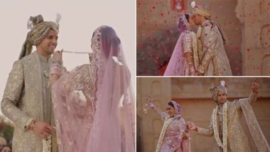 Kiara Advani-Sidharth Malhotra Wedding Video: సిద్ధార్థ్ మల్హోత్రా-కియారా అద్వానీ పెళ్లి వీడియో వైరల్, గాఢమైన ముద్దుతో ఒక్కటైన జంట
