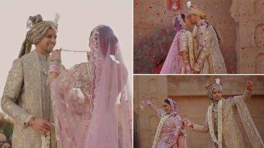 Kiara Advani-Sidharth Malhotra Wedding Video: సిద్ధార్థ్ మల్హోత్రా-కియారా అద్వానీ పెళ్లి వీడియో వైరల్, గాఢమైన ముద్దుతో ఒక్కటైన జంట