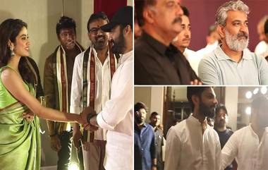 NTR 30 Muhurat Ceremony: జూనియర్ ఎన్టీఆర్‌ నెక్ట్స్ మూవీ మహుర్తం పూజ పూర్తి, ఏడాది తర్వాత కొత్త సినిమా మొదలు పెట్టిన ఎన్టీఆర్, చీరకట్టులో తళుక్కుమన్న జాన్వీకపూర్