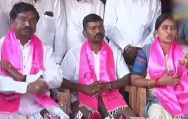 MLA Rajaiah Meets Sarpanch Navya: సర్పంచ్ నవ్య ఇంటికి వెళ్లి క్షమాపణ చెప్పిన బీఆర్ఎస్ ఎమ్మెల్యే తాటికొండ రాజయ్య, లైంగిక వేధింపుల ఆరోపణలు