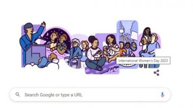Women's Day Google Doodle: అంతర్జాతీయ మహిళా దినోత్సవంపై గూగుల్ డూడుల్, వారి గొప్పతనాన్ని తెలిపేలా వారికి సలాం కొడుతూ డూడుల్ అంకితం