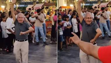 Elderly Man Viral Dance Video: వైరల్ వీడియో ఇదిగో, వయసుతో సంబంధం లేకుండా డ్యాన్స్ తో దుమ్ము రేపిన పెద్దాయన, పంజాబీ హిట్ సాంగ్ ధోల్ జ&zwnj;గీరో దాకు స్టెప్పులు