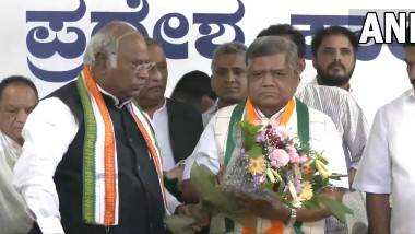 Jagadish Shettar joins Congress: ఎన్నికల వేళ బీజేపీకి బిగ్ షాక్, కాంగ్రెస్ పార్టీలో చేరిన మాజీ సీఎం జగదీశ్ శెట్టర్, నిన్న బీజేపీ పార్టీకి రాజీనామా