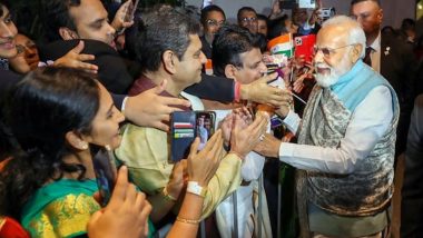 PM Modi In Australia: సిడ్నీలో ప్రధాని మోదీకి ఘన స్వాగతం పలికిన భారత సంతతి ప్రజలు, ఆయన్ని చూసేందుకు ఏకంగా విమానాన్ని బుక్ చేసుకుని వచ్చిన భారతీయులు