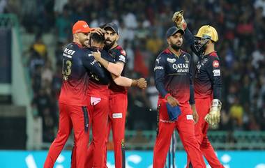 RCB Defeat Lucknow: లక్నోపై ఆర్సీబీ గ్రాండ్ విక్టరీ, ఫ్లే ఆఫ్స్ ఆశలు సజీవం చేసుకున్న బెంగళూరు, తొలిరౌండ్ ఓటమికి ప్రతీకారం తీర్చుకున్న కోహ్లీసేన