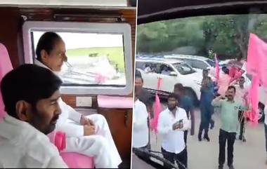 CM KCR Maharashtra Tour:వీడియో ఇదిగో.. 600 కార్ల భారీ కాన్వాయ్‌తో మహారాష్ట్రకు బయలుదేరిన సీఎం కేసీఆర్‌