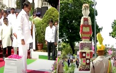 Telangana Formation Day: ప్రగతి భవన్‌లో జాతీయ పతాకాన్ని ఆవిష్కరించిన ముఖ్యమంత్రి కేసీఆర్‌.. ఆనంతరం అమర వీరుల స్థూపానికి నివాళులు