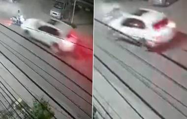 BMW Hit-And-Run Video: బంజారాహిల్స్‌‌లో ఘోర రోడ్డు ప్రమాదం, బైకును ఈడ్చుకుంటూ పోయిన బీఎండబ్ల్యూ కారు, వీడియో ఇదిగో..