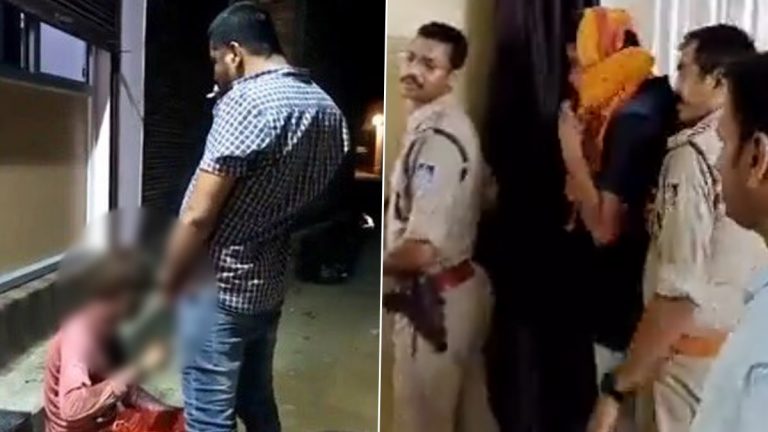 Madhya Pradesh Urination Case: మూత్ర విసర్జన కేసు, నిందితుడు ప్రవేశ్ శుక్లాను అర్థరాత్రి లాక్కెళ్లి అరెస్ట్ చేసిన పోలీసులు, నేడు వైద్య పరీక్షలకు, వీడియో ఇదిగో..