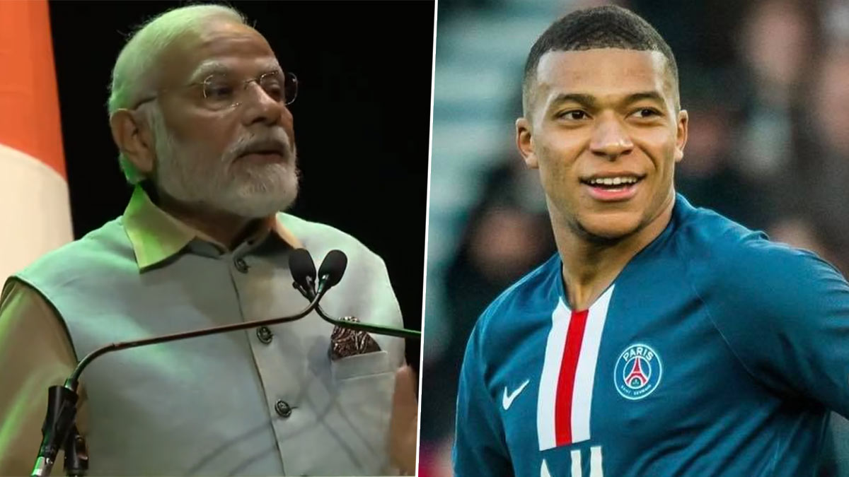 PM Modi on Mbappe: నీకు ఇండియాలో మస్తు క్రేజ్ ఉంది సామే, ఫ్రాన్స్ ఫుట్&zwnj;బాల్&zwnj; స్టార్&zwnj; ఎంబాపేని పొగడ్తలతో ముంచెత్తిన ప్రధాని మోదీ