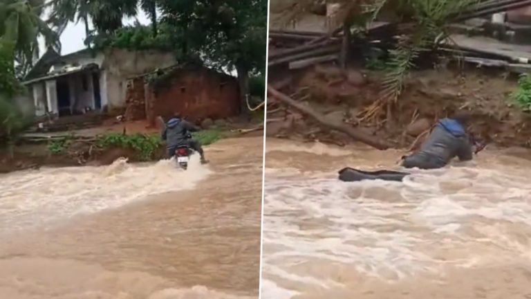 Telangana Floods: కన్నారం వాగులో బైక్‌తో సహా కొట్టుకుపోయిన వ్యక్తి మృతి, వాగులు వంకలు దాటే సమయంలో జాగ్రత్తగా ఉండాలని హెచ్చరిక