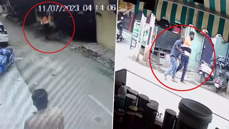 Bengaluru Double-Murder Video: బెంగుళూరు జంట హత్యల సీసీటీవీ ఫుటేజీ ఇదిగో, కంపెనీ యజమానులను దారుణంగా నరికి బయటకు వస్తున్న నిందితులు