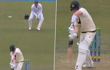 Steve Smith Dismissal Video: వీడియో ఇదిగో, 100వ టెస్ట్ మ్యాచ్‌లో 22 పరుగులకు ఔట్ అయిన స్టీవ్ స్మిత్