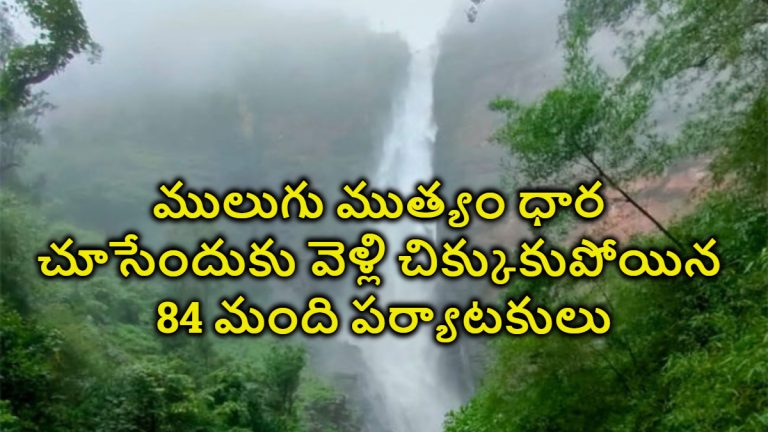 Mulugu District Shocker: ములుగు జిల్లా వీరభద్రవరం అడవుల్లో ముత్యంధార జలపాతం సందర్శనకు వెళ్లి చిక్కుకున్న 84 మంది టూరిస్టులు..